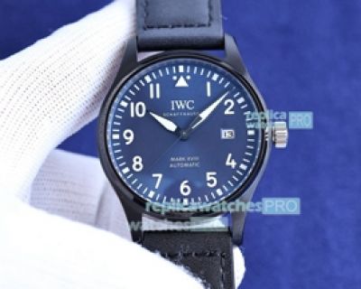 Replica IWC Pilot's Watch Mark XVII MKS Blue Dial Titanic Case 40mm